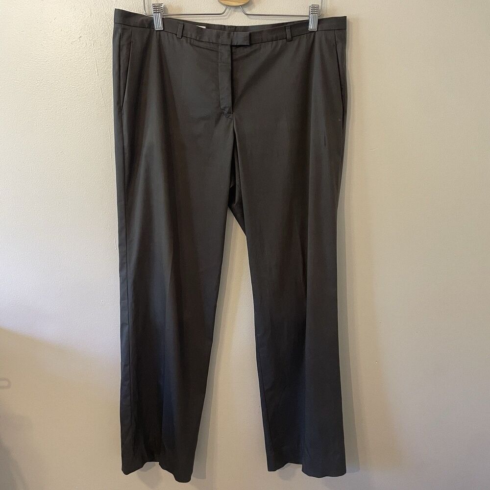 Jil Sander Men’s Trouser Pleated Quiet Luxury Sz 44 Cotton Blend L